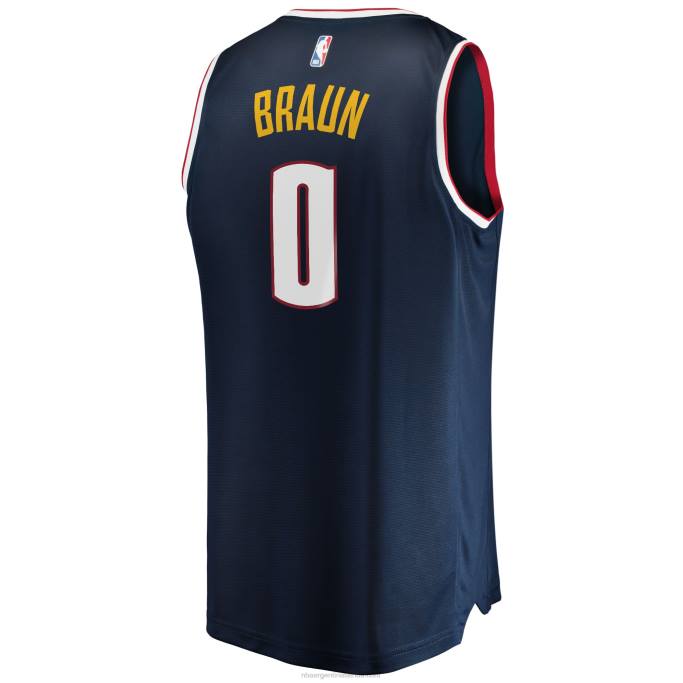 NBA 0F6D702 denver nuggets christian braun draft de la marina primera ronda pick fast break replica jugador jersey