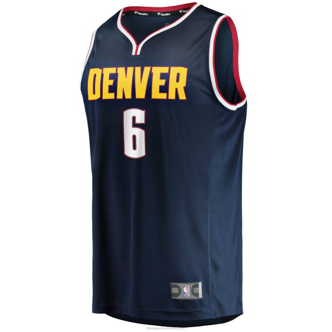 NBA 0F6D7170 denver nuggets deandre jordan camiseta de jugador de ruptura rápida azul marino