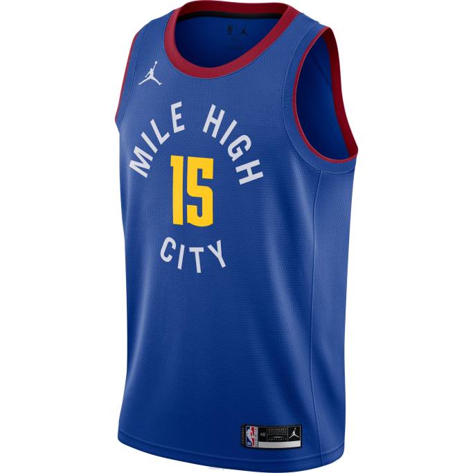 NBA 0F6D7776 denver nuggets nikola jokic jordan marca azul swingman jersey
