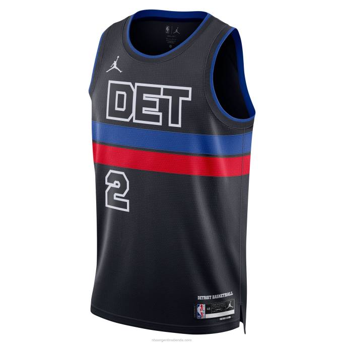 NBA 0F6D337 detroit pistons cade cunningham jordan marca negro swingman jersey