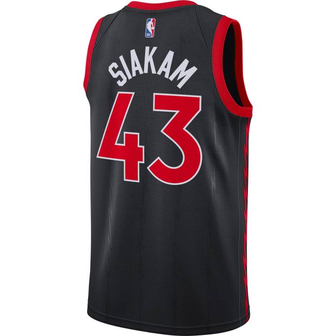 NBA 0F6D3281 toronto raptors pascal siakam jordan marca negro swingman jersey