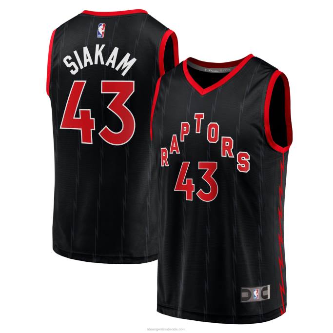 NBA 0F6D4604 toronto raptors pascal siakam negro fast break replica jersey