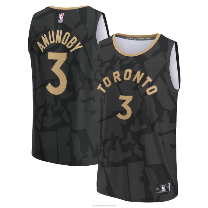 NBA 0F6D5066 camiseta toronto raptors og anunoby negra fastbreak