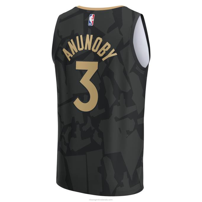 NBA 0F6D5066 camiseta toronto raptors og anunoby negra fastbreak