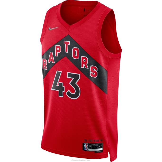 NBA 0F6D6196 toronto raptors pascal siakam nike rojo diamante swingman jersey