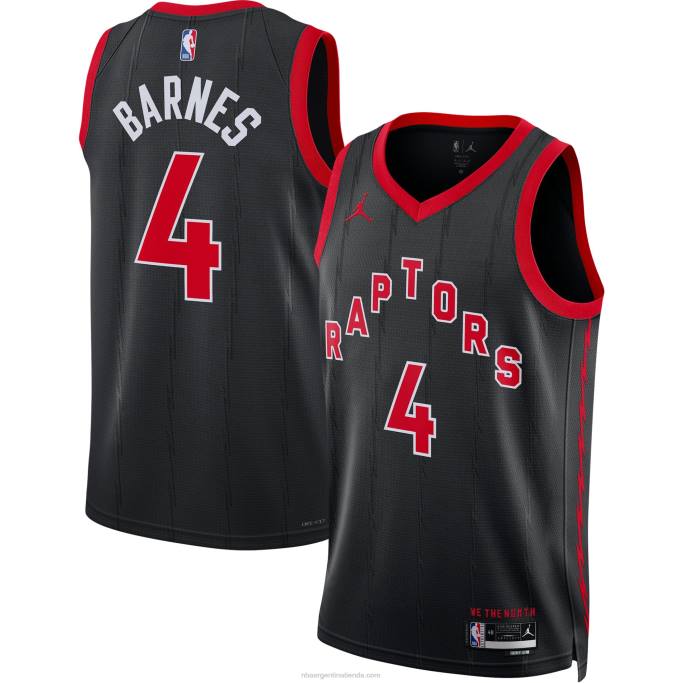 NBA 0F6D6364 toronto raptors scottie barnes jordan marca negro réplica swingman jersey