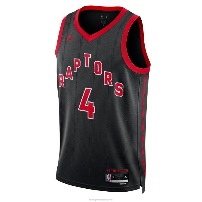 NBA 0F6D6364 toronto raptors scottie barnes jordan marca negro réplica swingman jersey