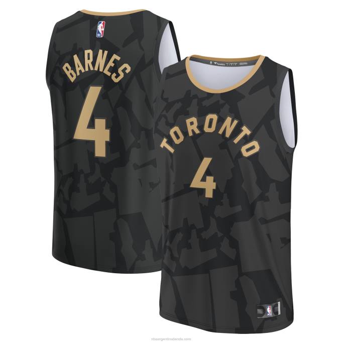 NBA 0F6D7158 toronto raptors scottie barnes negro fastbreak jersey