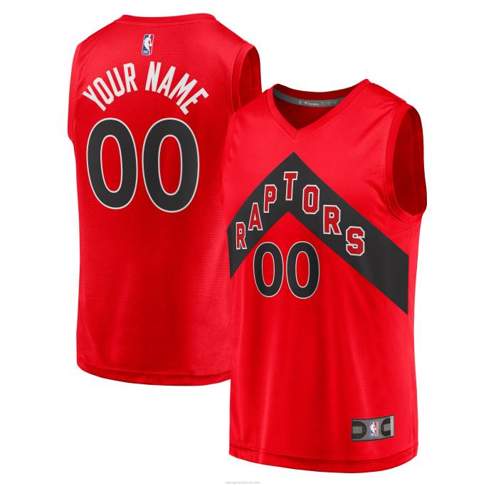 NBA 0F6D7907 camiseta personalizada réplica fast break roja de los toronto raptors 2020