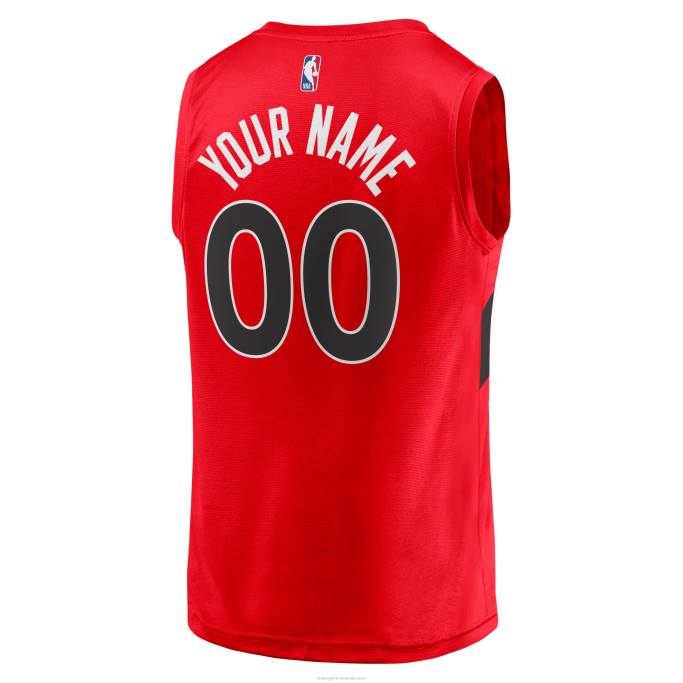NBA 0F6D7907 camiseta personalizada réplica fast break roja de los toronto raptors 2020