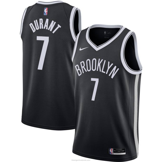 NBA 0F6D10697 camiseta de los brooklyn nets kevin durant nike negro swingman