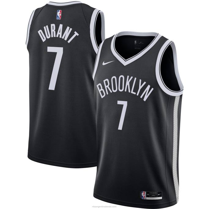 NBA 0F6D10697 camiseta de los brooklyn nets kevin durant nike negro swingman