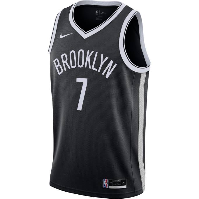 NBA 0F6D10697 camiseta de los brooklyn nets kevin durant nike negro swingman