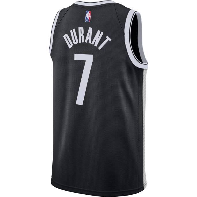 NBA 0F6D10697 camiseta de los brooklyn nets kevin durant nike negro swingman