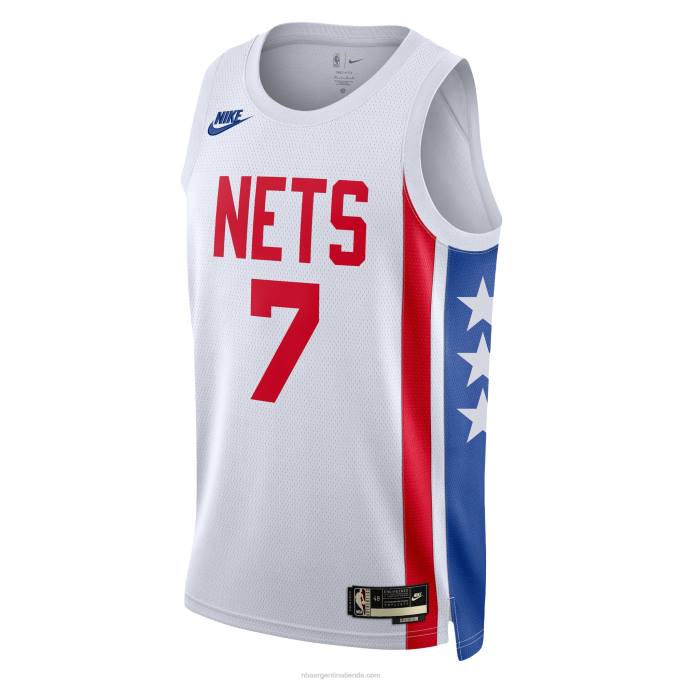 NBA 0F6D184 camiseta de los brooklyn nets kevin durant nike blanca swingman