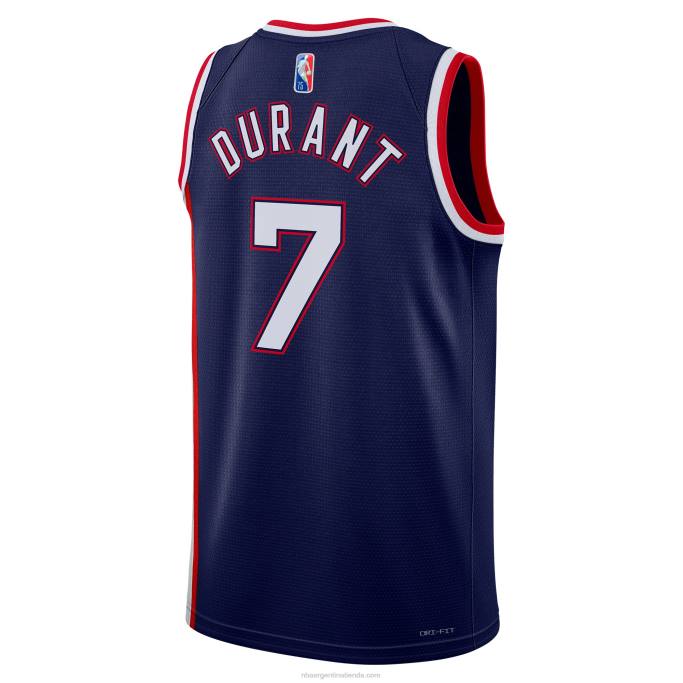 NBA 0F6D2079 camiseta de los brooklyn nets kevin durant nike azul marino swingman