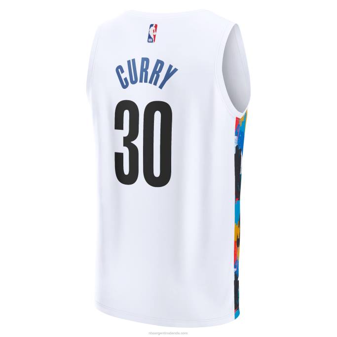 NBA 0F6D2169 brooklyn nets seth curry blanco fastbreak jersey
