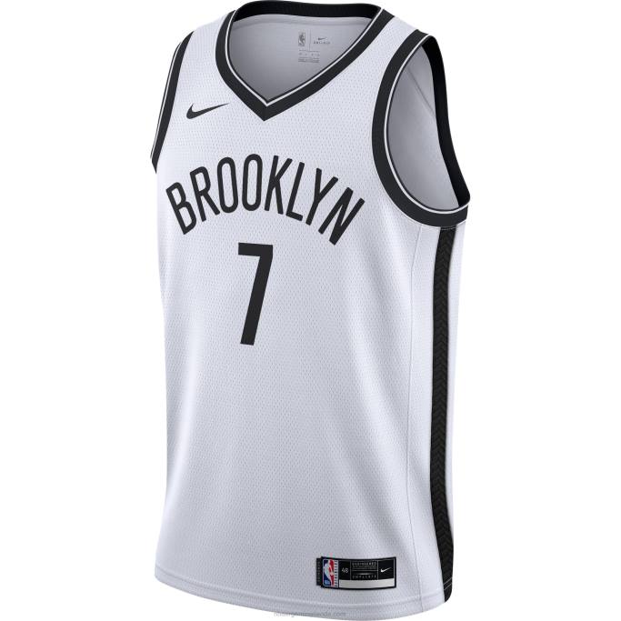 NBA 0F6D2241 camiseta de los brooklyn nets kevin durant nike blanca swingman