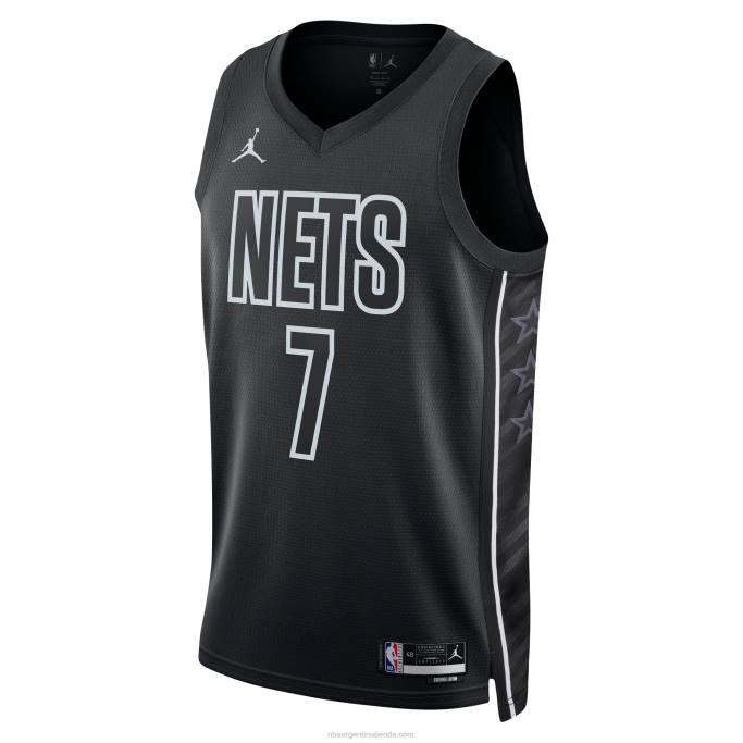 NBA 0F6D243 brooklyn nets kevin durant jordan marca negro swingman jersey