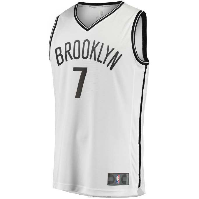 NBA 0F6D2700 camiseta de movimiento de jugador de ruptura rápida de kevin durant de brooklyn nets white 2019