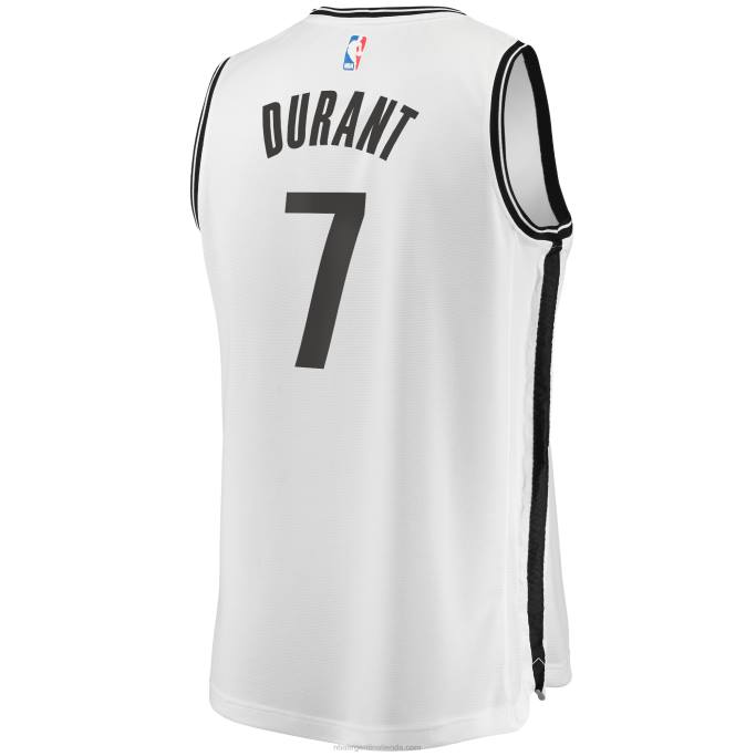 NBA 0F6D2700 camiseta de movimiento de jugador de ruptura rápida de kevin durant de brooklyn nets white 2019