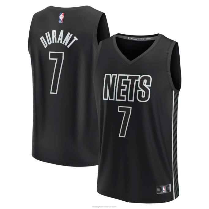 NBA 0F6D2954 brooklyn nets kevin durant camiseta de jugador de contraataque negro