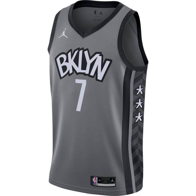 NBA 0F6D330 brooklyn nets kevin durant jordan marca gris swingman jersey