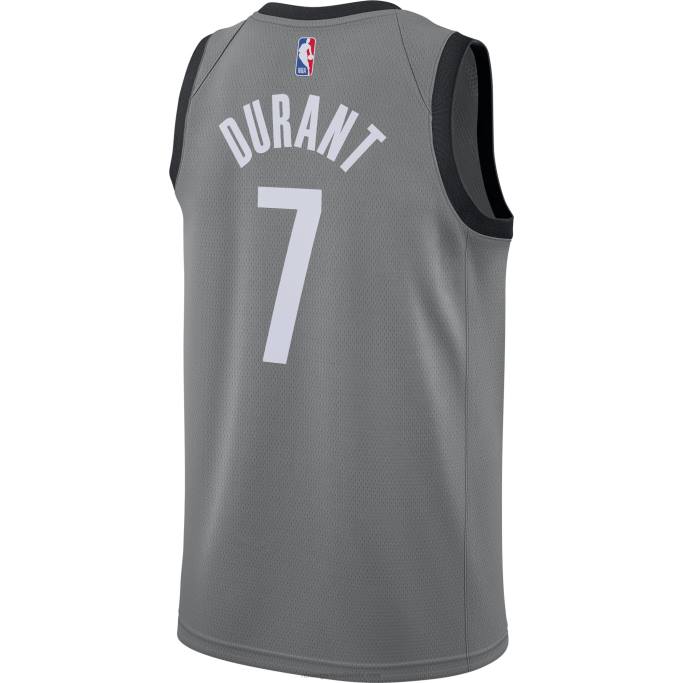 NBA 0F6D330 brooklyn nets kevin durant jordan marca gris swingman jersey