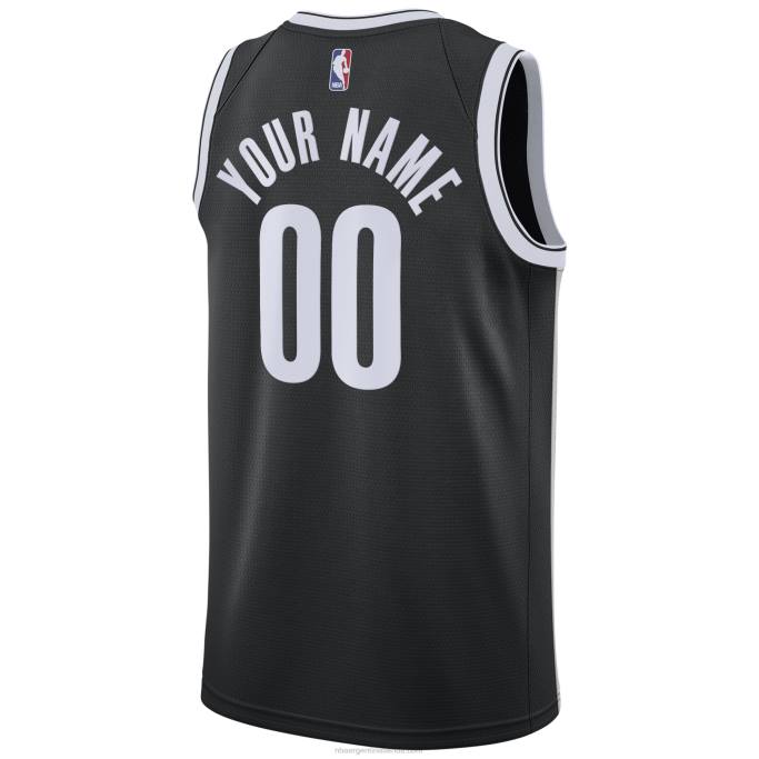 NBA 0F6D4079 camiseta de los brooklyn nets nike swingman negro