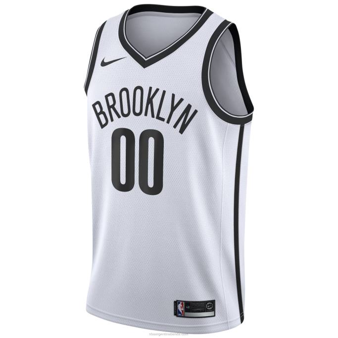 NBA 0F6D5132 camiseta personalizada de los brooklyn nets nike blanca swingman