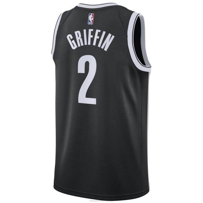 NBA 0F6D5377 camiseta brooklyn nets blake griffin nike negro swingman