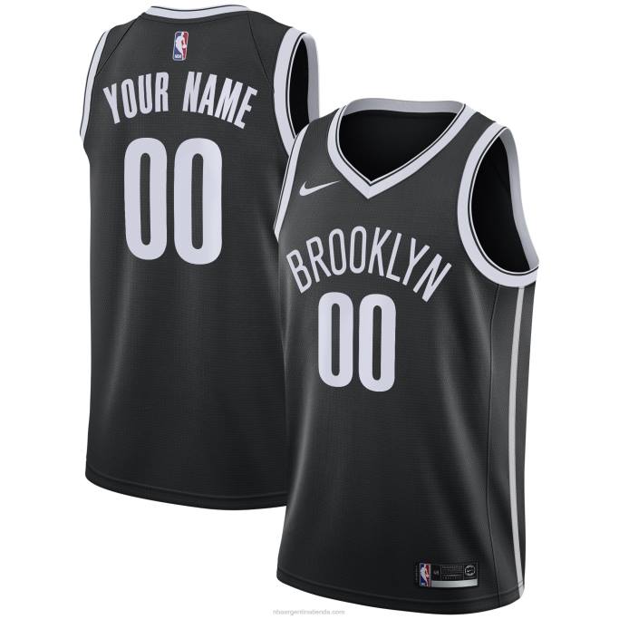 NBA 0F6D5706 camiseta de los brooklyn nets nike swingman negro