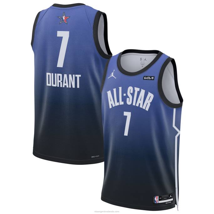 NBA 0F6D595 kevin durant jordan marca azul juego de estrellas camiseta swingman