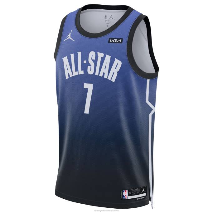 NBA 0F6D595 kevin durant jordan marca azul juego de estrellas camiseta swingman