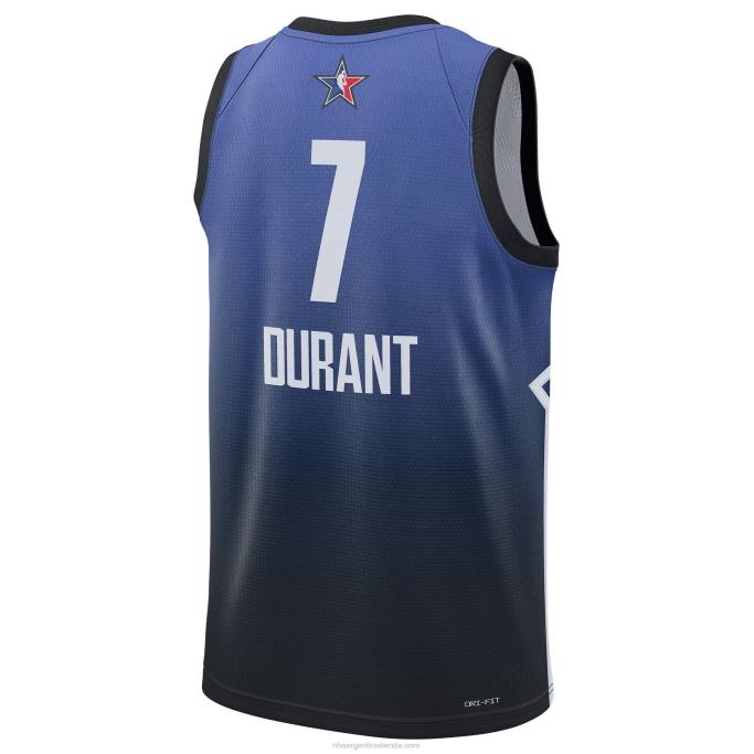 NBA 0F6D595 kevin durant jordan marca azul juego de estrellas camiseta swingman