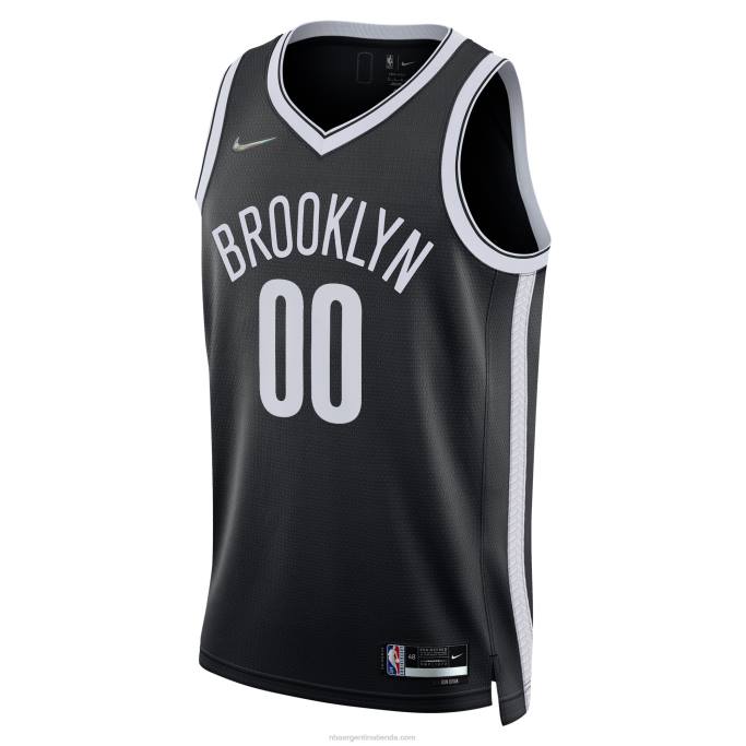 NBA 0F6D7584 camiseta personalizada de los brooklyn nets nike black diamond swingman