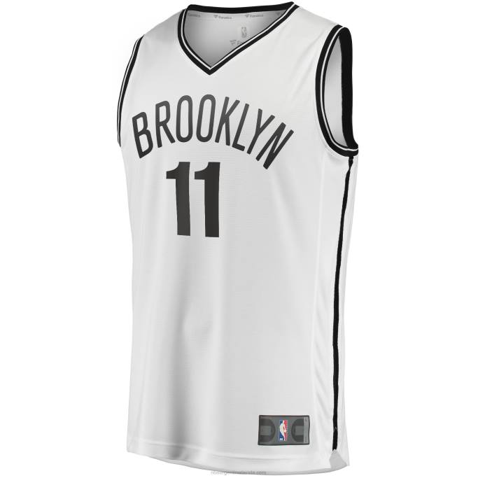 NBA 0F6D7847 brooklyn nets kyrie irving blanco 2019 fast break jugador movimiento jersey