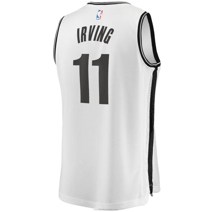 NBA 0F6D7847 brooklyn nets kyrie irving blanco 2019 fast break jugador movimiento jersey