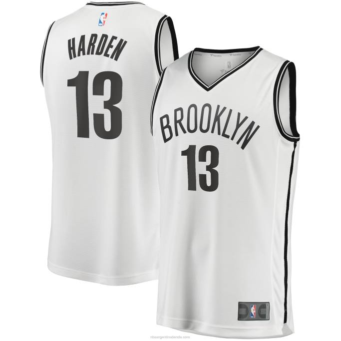 NBA 0F6D7911 camiseta réplica de james harden blanca de los nets de brooklyn