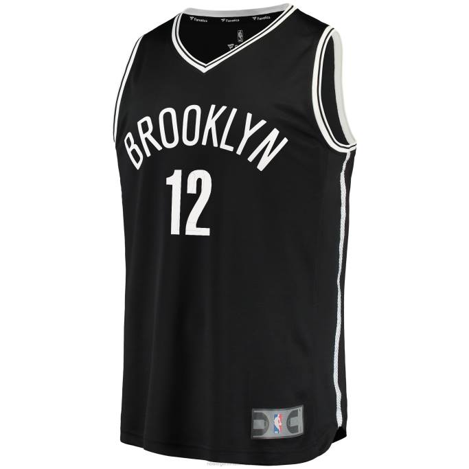 NBA 0F6D8035 Camiseta de réplica de jugador de los Brooklyn Nets Joe Harris, negra, Fast Break.