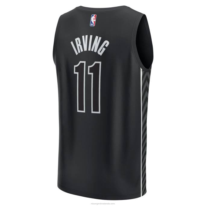 NBA 0F6D8060 brooklyn nets kyrie irving camiseta de jugador de contraataque negro