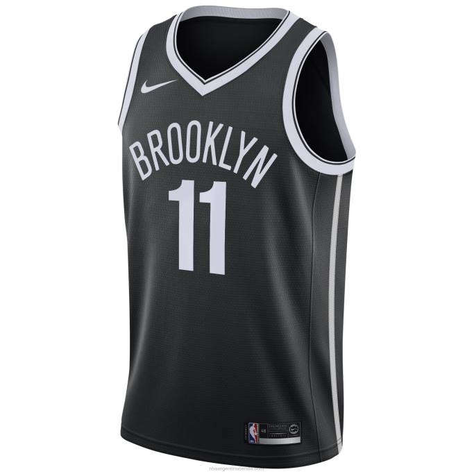 NBA 0F6D8635 camiseta nike kyrie irving de los brooklyn nets negro swingman
