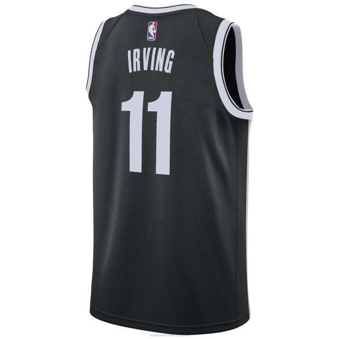 NBA 0F6D8635 camiseta nike kyrie irving de los brooklyn nets negro swingman