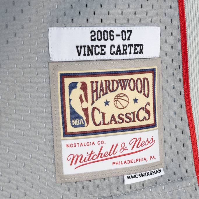 NBA 0F6D5307 new jersey nets vince carter azul marino/gris hardwood classics split swingman jersey