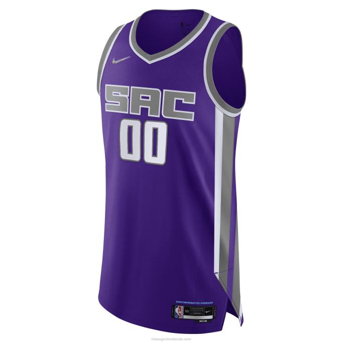 NBA 0F6D1121 Sacramento Kings Nike Purple Diamond Swingman - Camiseta personalizada auténtica