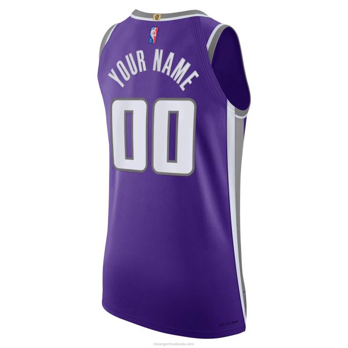 NBA 0F6D1121 Sacramento Kings Nike Purple Diamond Swingman - Camiseta personalizada auténtica