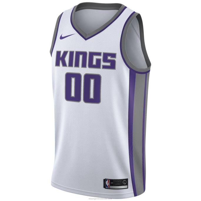 NBA 0F6D1759 Camiseta blanca personalizada Sacramento Kings Nike Swingman