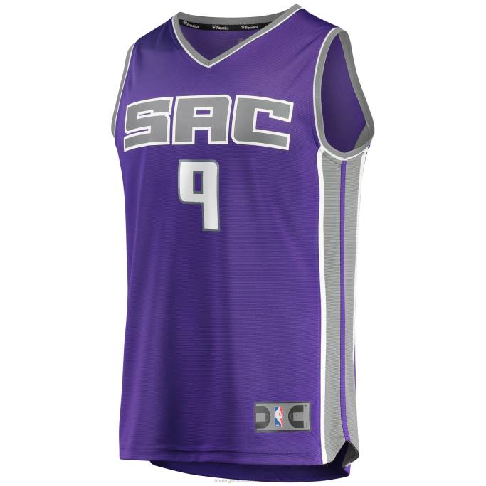 NBA 0F6D575 Sacramento Kings Kevin Huerter Réplica de camiseta morada de ruptura rápida