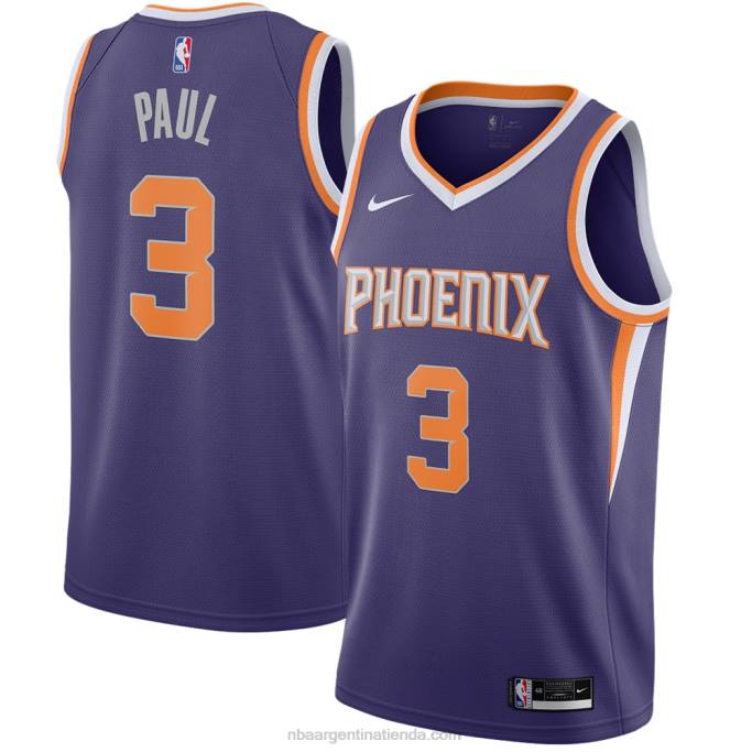 NBA 0F6D11592 phoenix suns chris paul nike púrpura swingman jersey