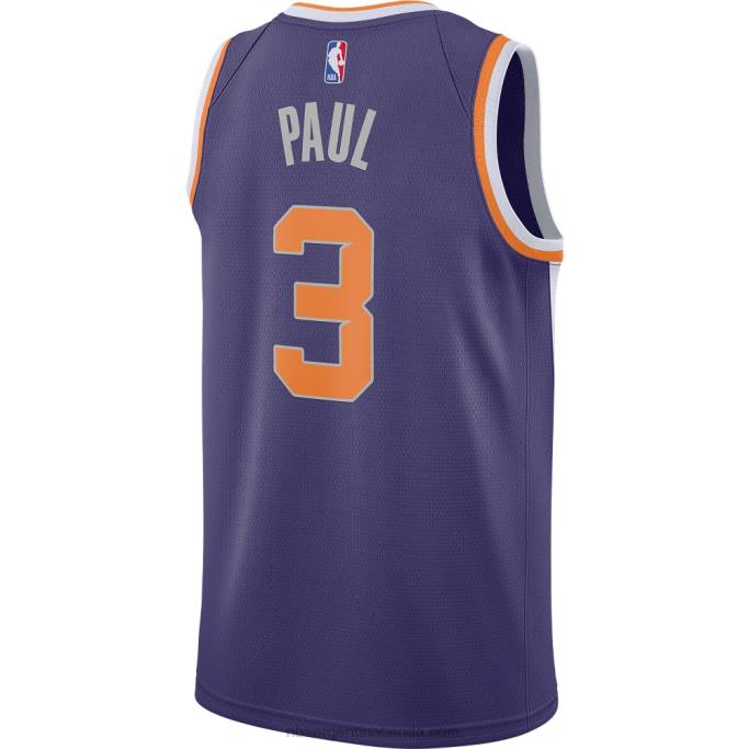 NBA 0F6D11592 phoenix suns chris paul nike púrpura swingman jersey